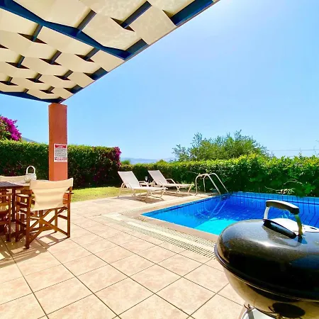 Thalassaki With Private Pool By Dadovillas Вилла Барбати